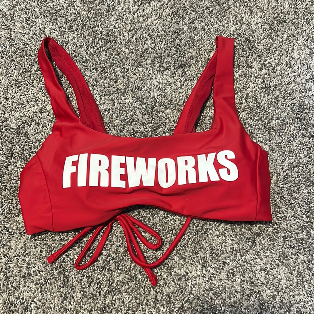 Fireworks bikini top